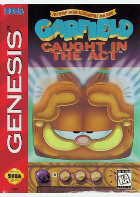GARFIELD:CAUGHT IN THE ACT - Sega Genesis