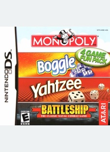 MONOPOLY/BOGGLE/YAHTZEE/BATTLE - Nintendo DS