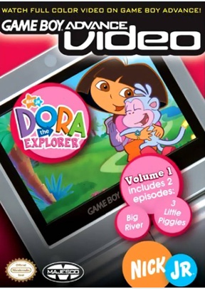 GBV:DORA THE EXPLORER V01 - GAME BOY ADVANCE VIDEO