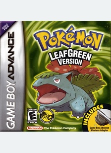 POKEMON:LEAF GREEN VERSION - Game Boy Advanced
