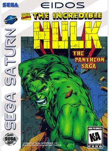 INCREDIBLE HULK:PANTHEON - Sega Saturn