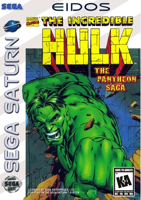 INCREDIBLE HULK:PANTHEON - Sega Saturn