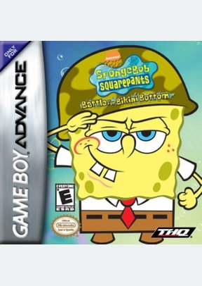 SPONGEBOB:BATTLE FOR BIKINI - Game Boy Advanced