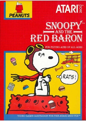 SNOOPY VS THE RED BARON - Atari 2600