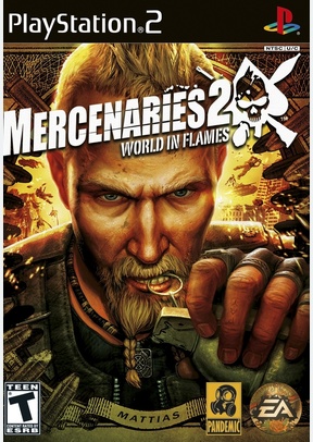 MERCENARIES 2:WORLD IN FLAMES - Playstation 2