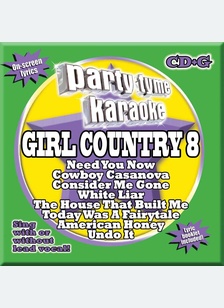 Party Tyme Karaoke - Girl Country 8 (8+8-Song CD+G)