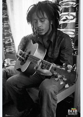 Bob Marley - Playing Guitar