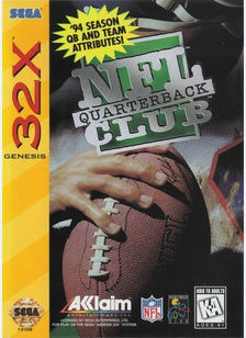 NFL QB CLUB - Sega 32X