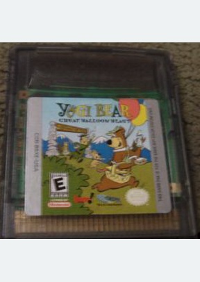 YOGI BEAR:GREAT BALLOON BLAST - Game Boy Color
