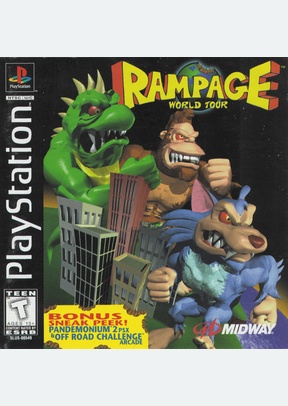 RAMPAGE:WORLD TOUR - Playstation (PS1)