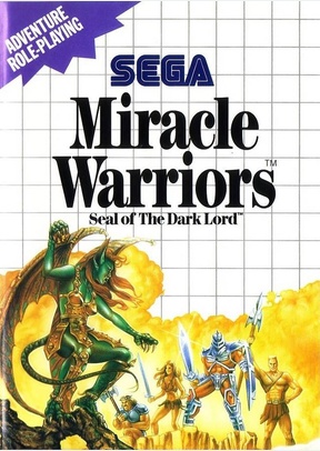 MIRACLE WARRIORS:SEAL OF THE - Sega Master System