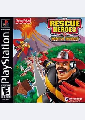 RESCUE HEROES:MOLTEN MENACE - Playstation (PS1)