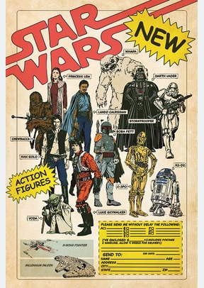 Star Wars - Action Figures Poster