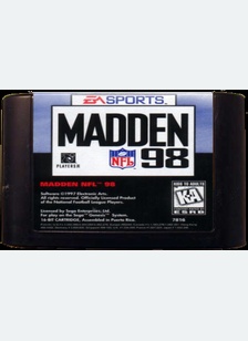 MADDEN NFL 98 - Sega Genesis
