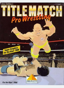 TITLE MATCH PRO WRESTLING - Atari 7800