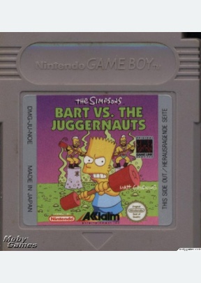 SIMPSONS:BART VS THE JUGGER - Game Boy