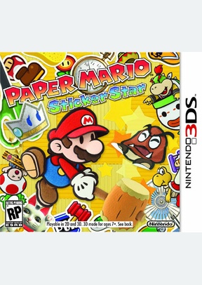PAPER MARIO STICKER STAR - Nintendo 3DS