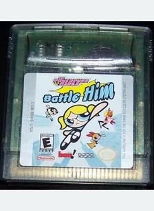 POWERPUFF GIRLS:BATTLE HIM - Game Boy Color