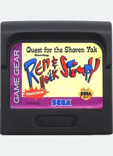 REN & STIMPY SHOW:QUEST FOR - Sega Game Gear