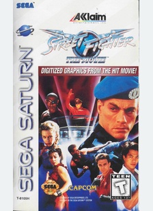 STREET FIGHTER:THE MOVIE - Sega Saturn