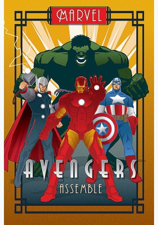 Marvel Avengers - Art Deco - Products  Vintage Stock / Movie Trading Co. -  Music, Movies, Video Games and More!