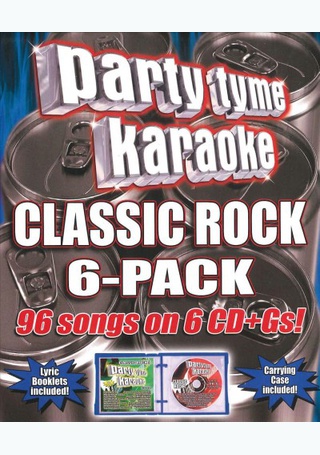 Party Tyme Karaoke - Classic Rock 6-Pack (6 CD)(96-Song Party Pack