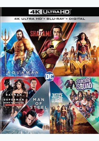 DC 7 Film Collection: Shazam/Aquaman/Wonder Woman/Suicide Squad