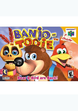 Banjo Kazooie & Banjo Tooie for Nintendo 64 W/box 