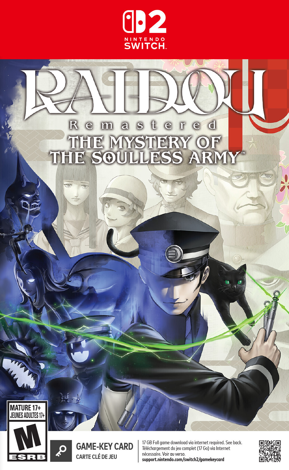 RAIDOU:REMASTERED:MYSTERY OF T - SWITCH 2 (KEY CARD