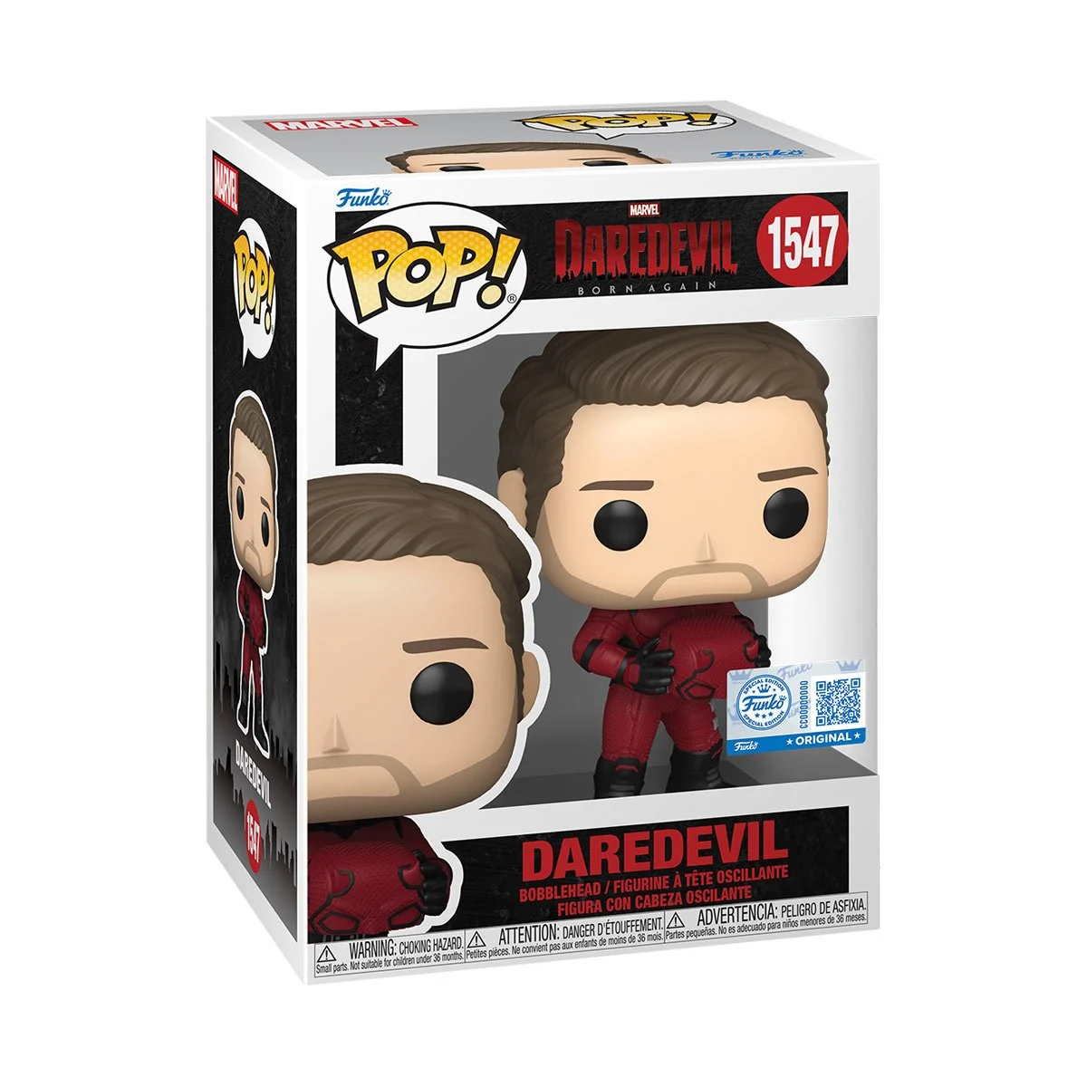 POP! DAREDEVIL (UNMASKED) - NEW