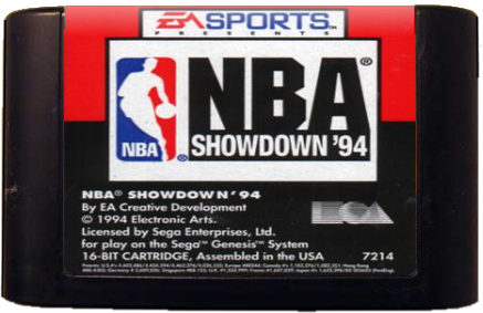 NBA SHOWDOWN 94 - Sega Genesis - USED