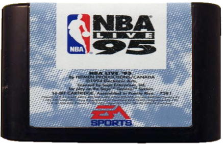 NBA LIVE 95 - Sega Genesis - USED