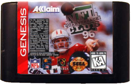 NFL QB CLUB 96 - Sega Genesis - USED