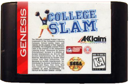 COLLEGE SLAM - Sega Genesis - USED