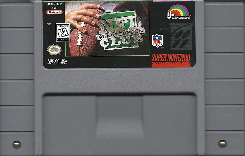 NFL QB CLUB - Super Nintendo - USED