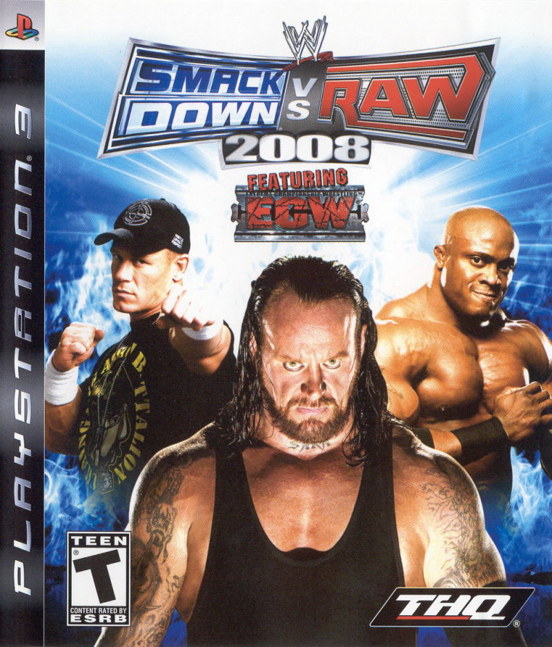 WWE:SMACKDOWN VS RAW 08 - Playstation 3 - USED