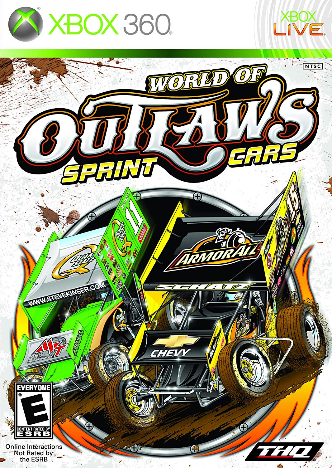 WORLD OF OUTLAWS:SPRINT CARS - Xbox 360 - USED