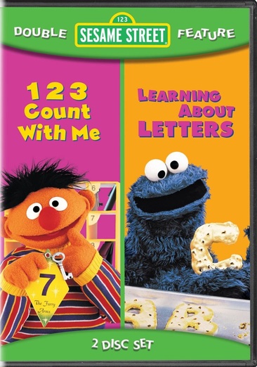 Sesame Street 123 Count With Me / Learning About Letters - NEW