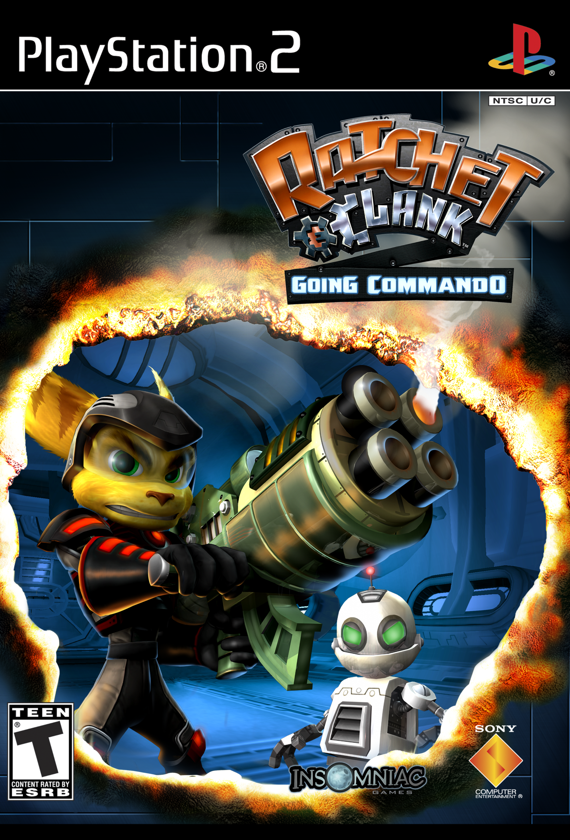 RATCHET & CLANK:GOING COMMANDO - Playstation 2 - USED