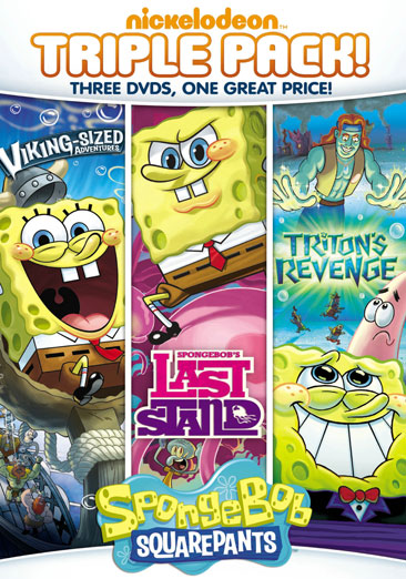 Spongebob Squarepants Triple Feature: Last Stand / Tritons Revenge / Viking Size - NEW