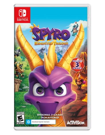 Spyro Reignited Trilogy (Spyro/Spyro 2/Year Of The Dragon) - Nintendo Switch - USED