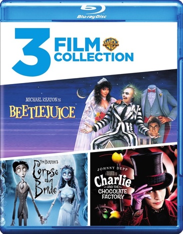 Beetlejuice / Charlie and the Chocolate Factory / Tim Burton's Corpse Bride - NEW