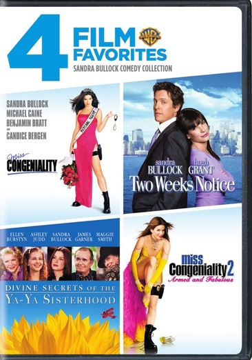 4 Film Favorites: Sandra Bullock Comedy - USED