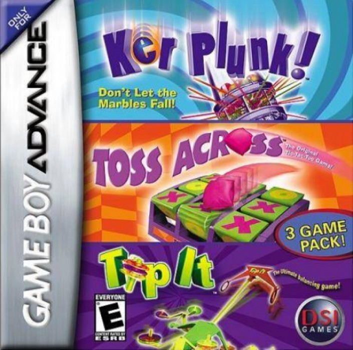 KERPLUNK/TIP IT/TOSS ACROS - Game Boy Advanced - USED