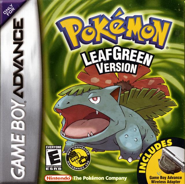 POKEMON:LEAF GREEN VERSION - Game Boy Advanced - USED