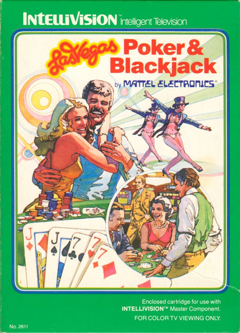 LAS VEGAS POKER & BLACKJACK - Intellivision - USED