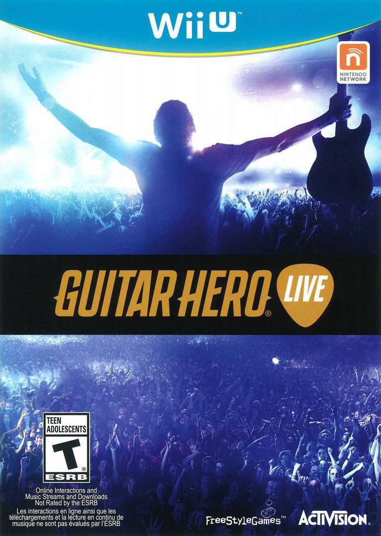 GUITAR HERO LIVE (GAME) - WU Wii U Wii-u WiiU - USED