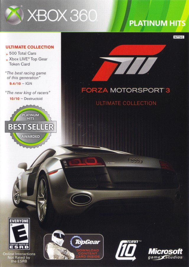 FORZA 3:ULTIMATE COLLECTION - Xbox 360 - USED