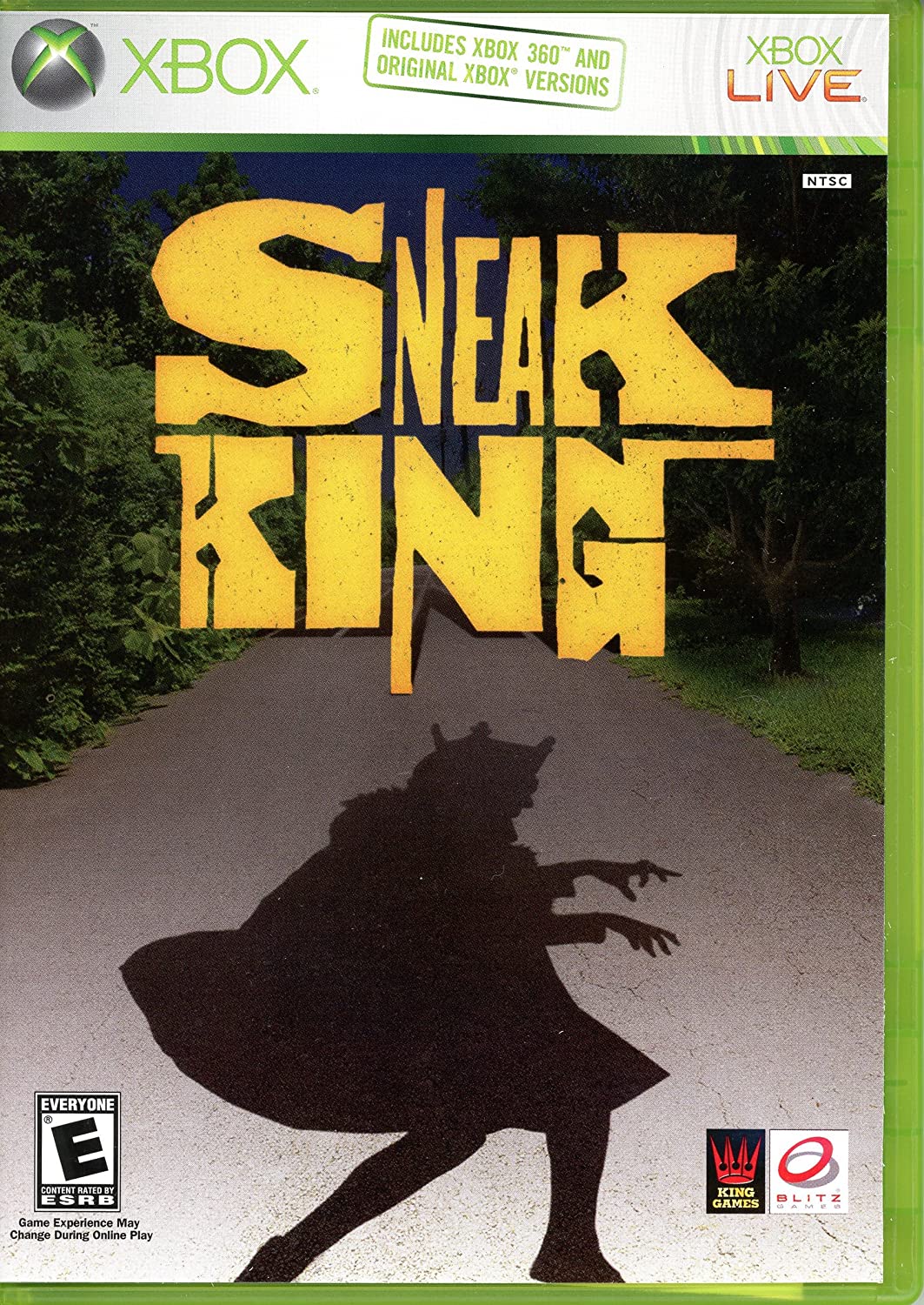 SNEAK KING (BURKERKING) - Xbox 360 - USED